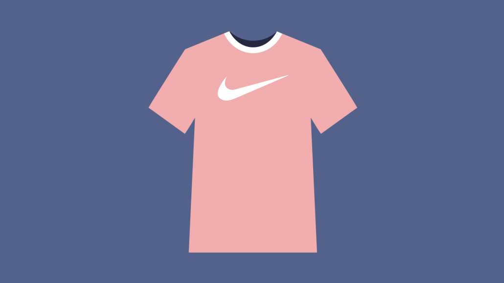 Nike t shirt with a logo