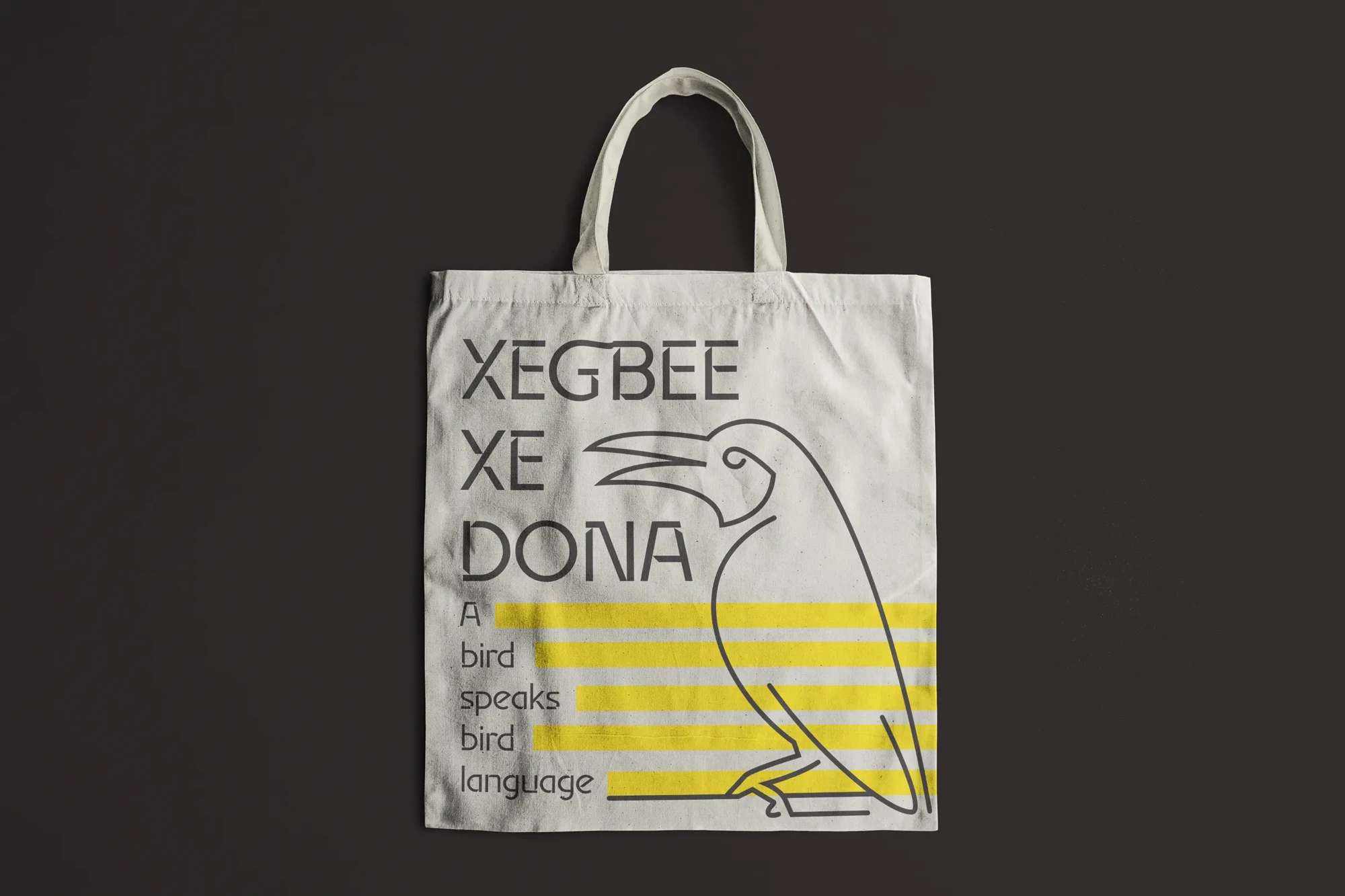 Xegbee xe dona illustrated tote bag